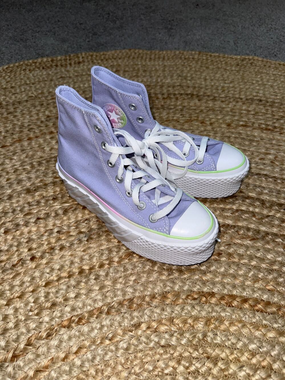 Converse CTAS Hi Pastel Gradient 2X Lift Platform Women's Sneakers Size 5.5